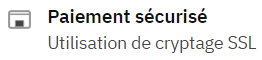 paiements sécurisés