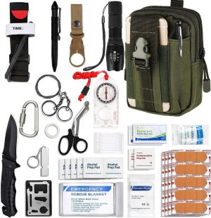 Trousse de Secours et Survie vert armée