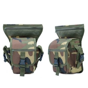 Sac de Jambe Militaire camouflage jungle