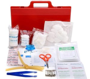 Trousse de Secours rouge 51 pièces