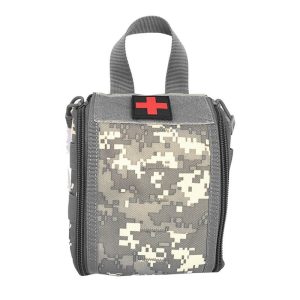 Trousse de Secours Survivaliste gris camouflage digital