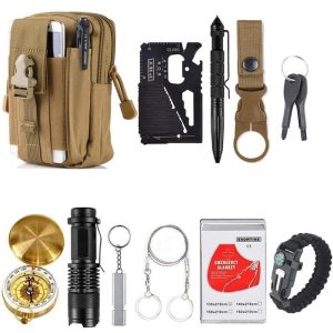 Kit de Survie 11 en 1 kaki