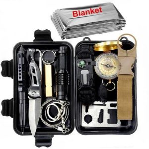 Kit de Survie Homme avec Bracelet de Survie