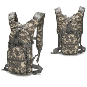 Sac à Dos Randonnée 12 Litres gris camouflage digital