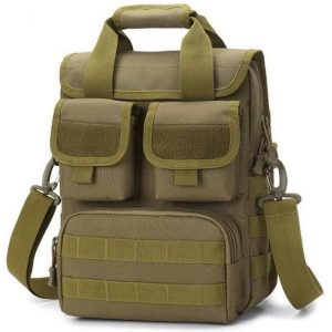 Sacoche Militaire <br> Flat Vert Olive