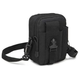 Sacoche Militaire <br> Verticale Noire