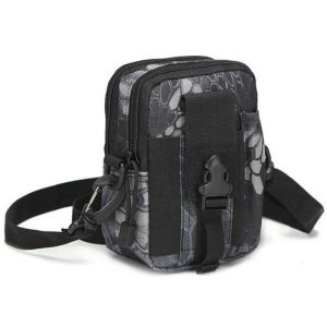 Sacoche Militaire <br> Verticale Dark Camo