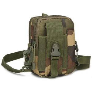 Sacoche Militaire <br> Verticale Woodland