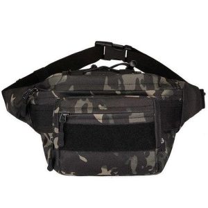 Sacoche Militaire <br> Banane Dark Camo