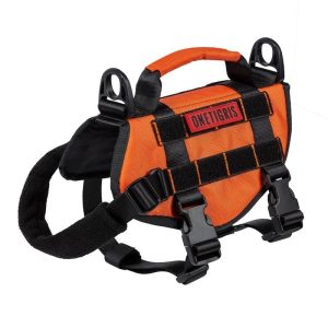 Gilet Militaire Chien orange