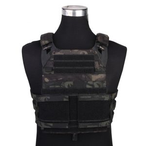 Gilet de Combat Militaire noir camouflage
