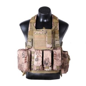Gilet Homme sans Manches Militaire désert python