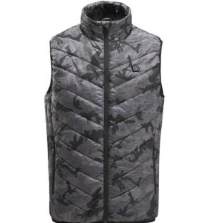 Gilet chauffant gris