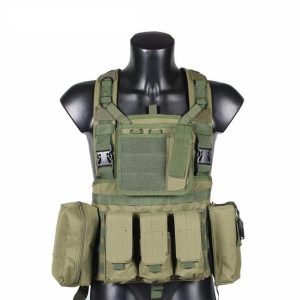 Gilet Homme sans Manches Militaire vert armée