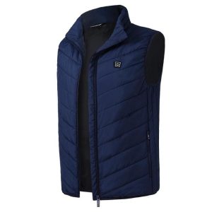 Gilet chauffant bleu