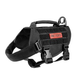 Gilet Militaire Chien noir