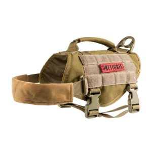 Gilet Militaire Chien marron