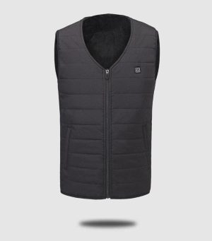 Gilet noir chauffant