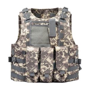 Gilet tactique lourd gris camouflage digital