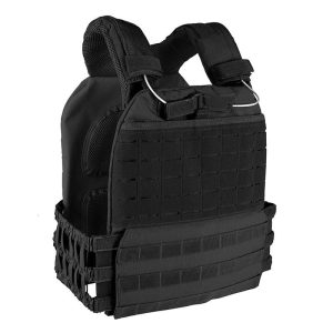 Gilet tactique avec Porte Plaque noir