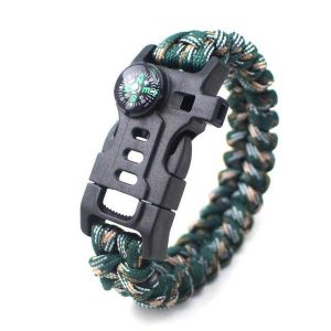 Bracelet Paracorde <br> Allume Feu – Bleu