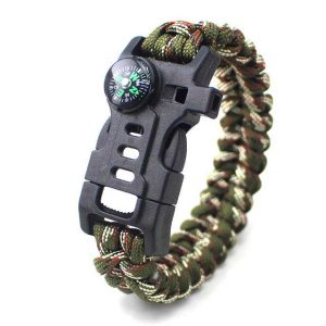 Bracelet Paracorde <br> Allume Feu – Militaire
