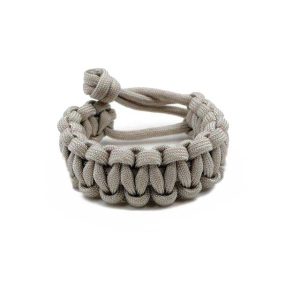 Bracelet Paracorde <br> Coulissant – Gris