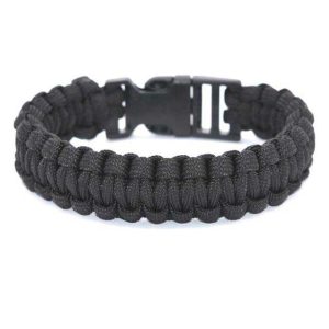 Bracelet paracorde <br> Noir