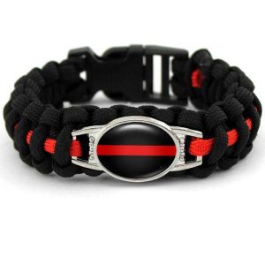 Bracelet Paracorde <br> Pompier
