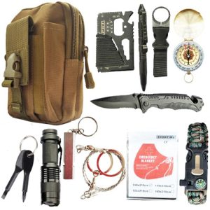 Kit de Survie / EDC Poche (12 en 1)